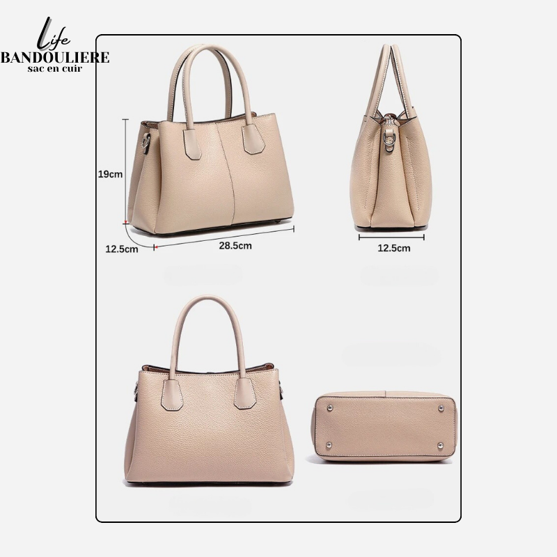 Sac à main en cuir pour femme Loan