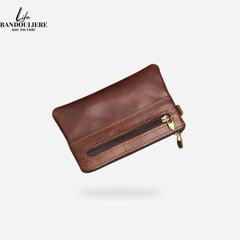 Porte monnaie en cuir pour Homme Davy