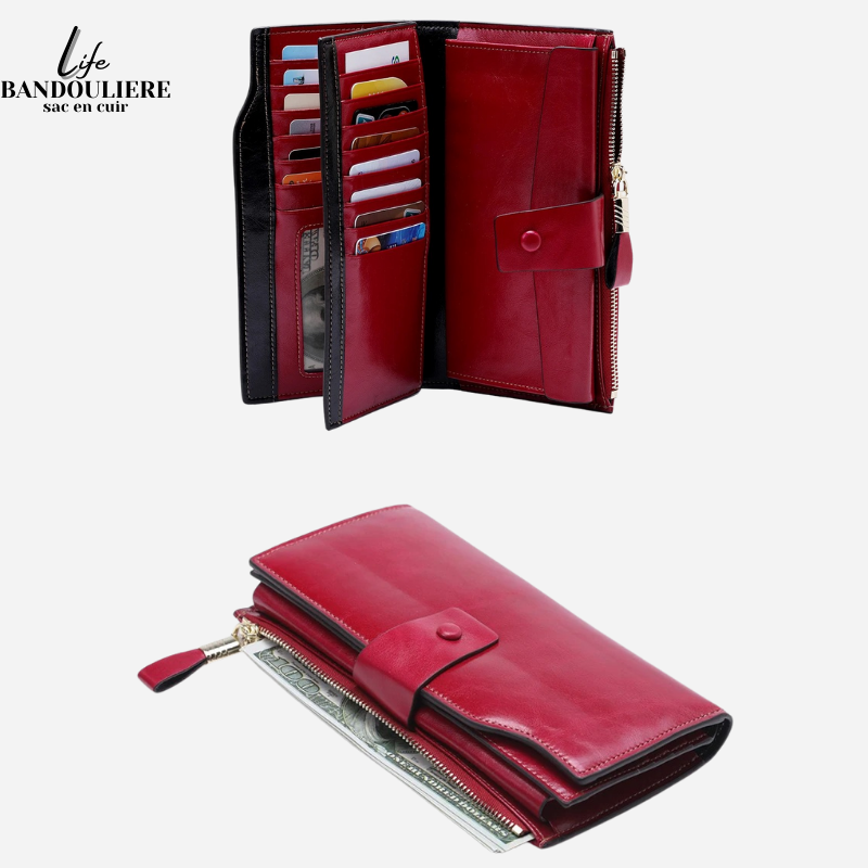 Portefeuille femme cuir Marie