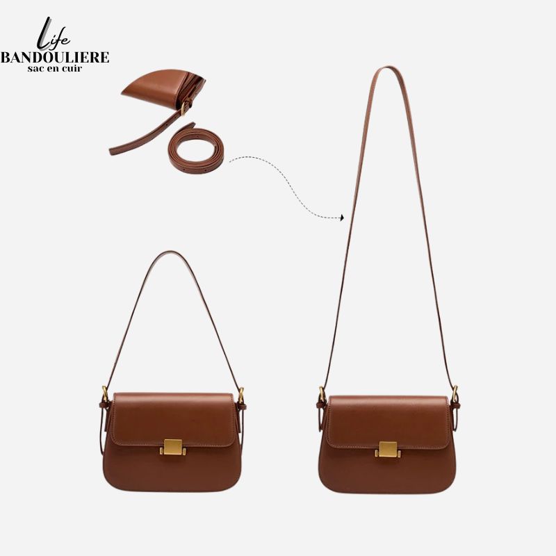 Sac à main en cuir pour femme Romy
