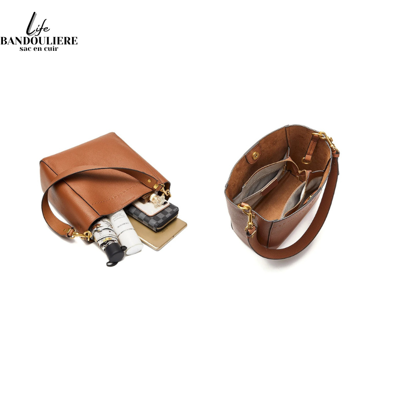 Sac seau en cuir<br> Camila
