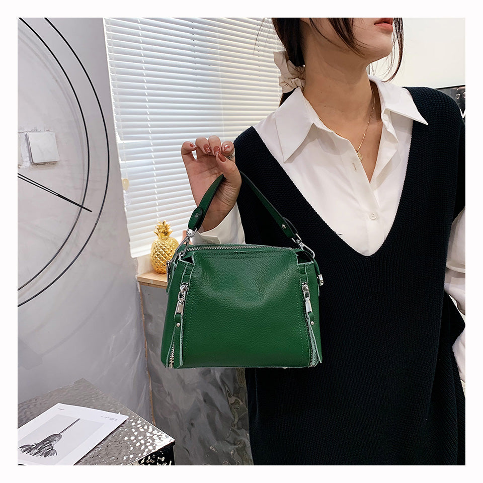 Sac bandoulière vert<br> Marina