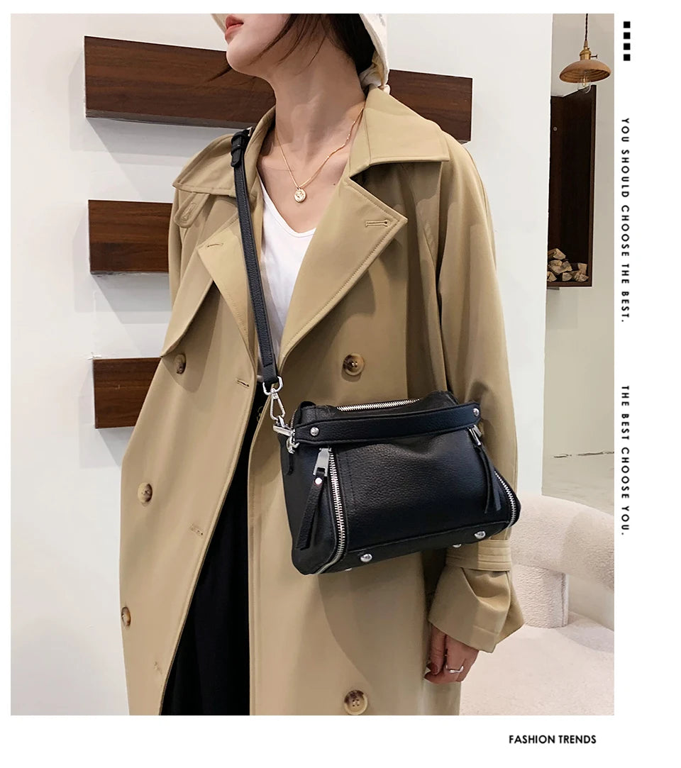 Sac noir en bandoulière<br> Manon