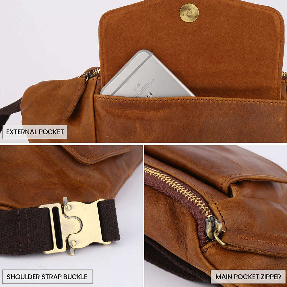 Sacoche homme banane<br> Adrien