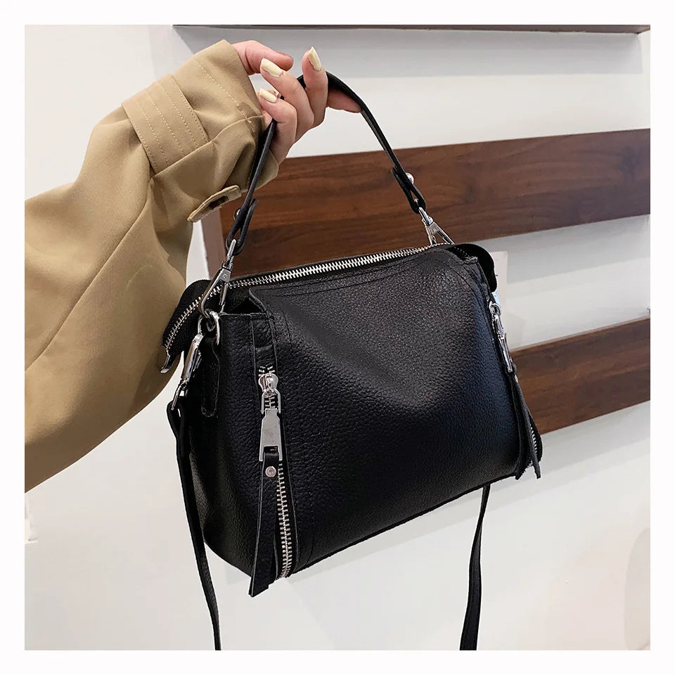 Sac noir en bandoulière<br> Manon