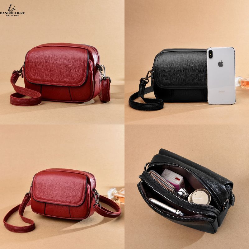 Sac a mains rouge Karla