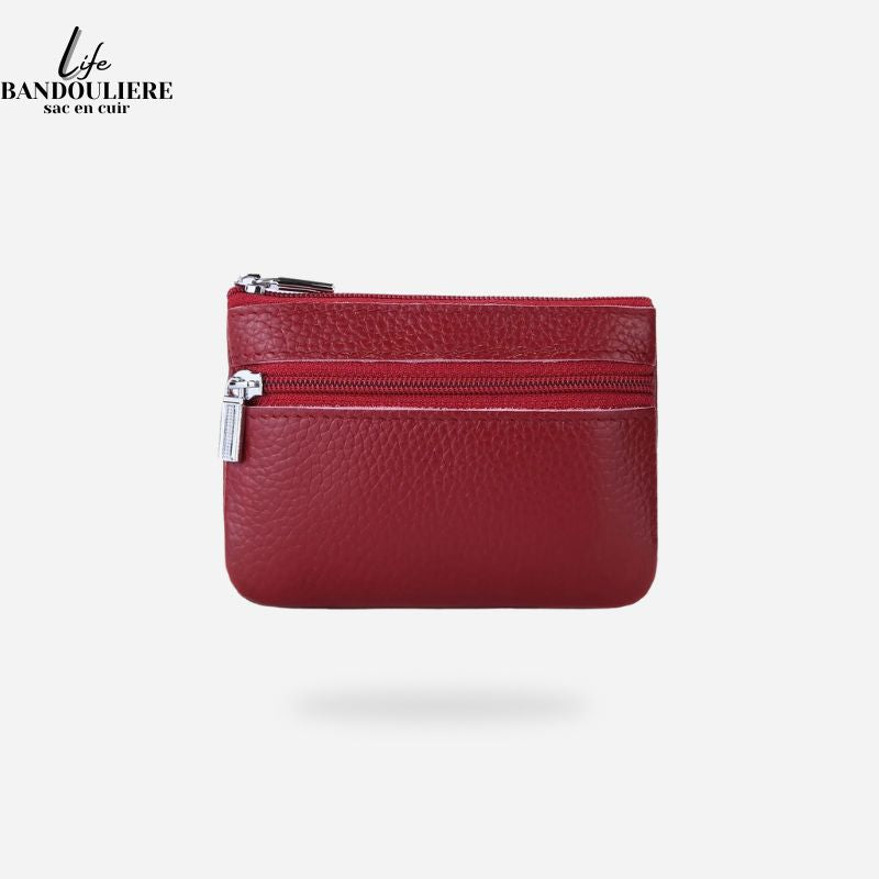 Porte monnaie en cuir pour Homme Michel
