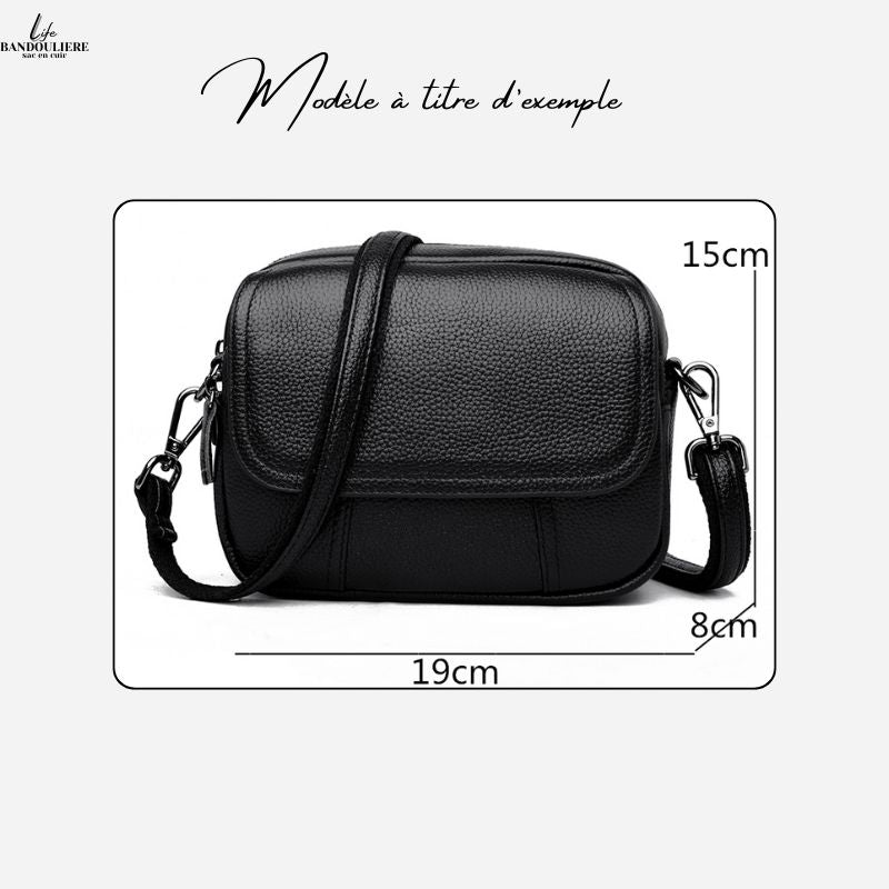 Sac a main cuir marron<br> Karla