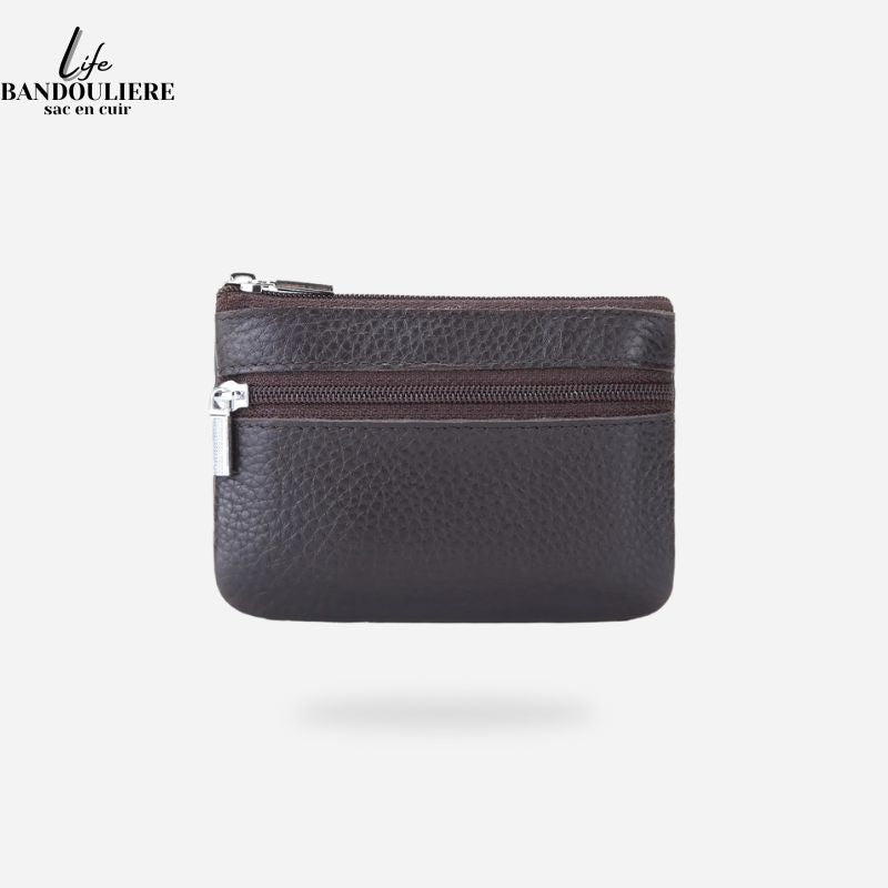 Porte monnaie en cuir pour Homme Michel