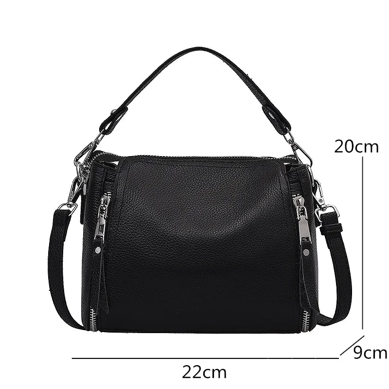 Sac noir en bandoulière<br> Manon