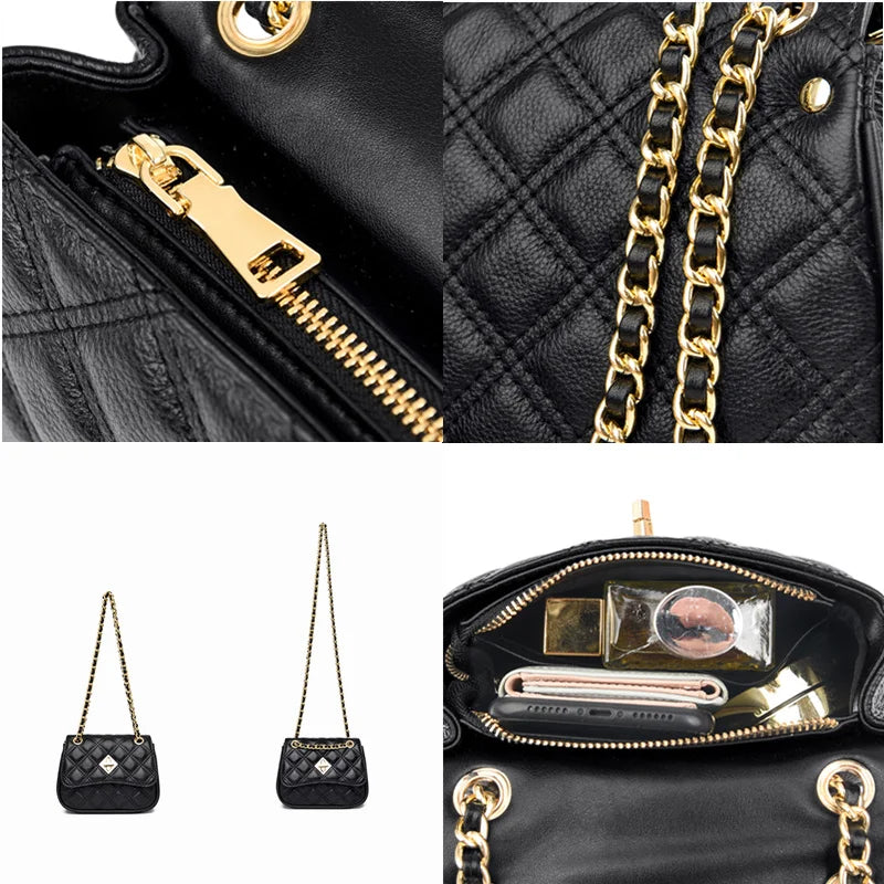 Sac en bandoulière noir<br> Margot