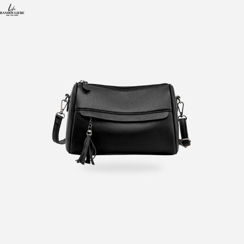 Sac en bandoulière noir Angélique