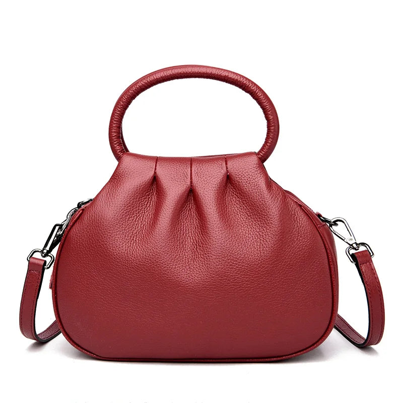 Sac cuir rouge<br> Emmy