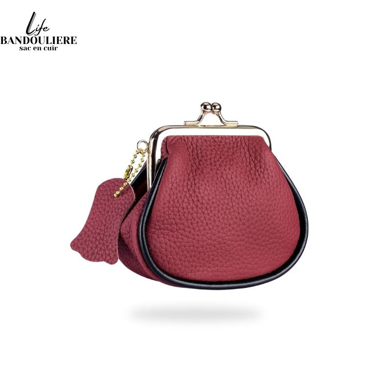 Porte monnaie en cuir pour femme<br> Suzy