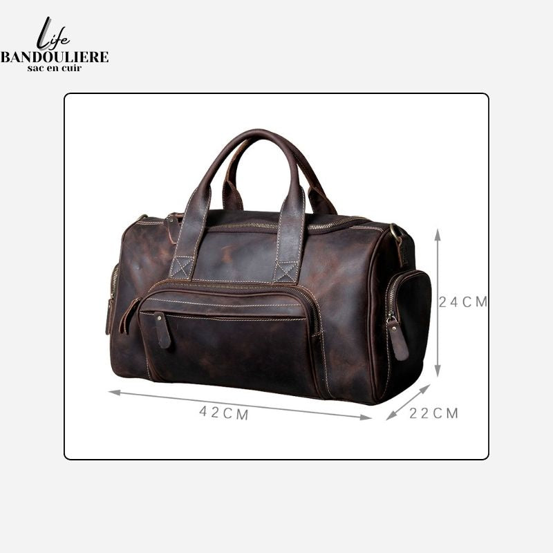 Sac de sport en cuir Arthur