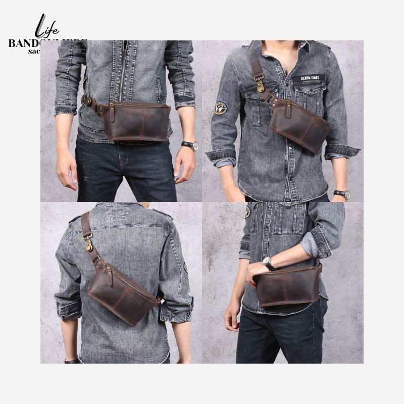 Sac banane homme tendance Axel