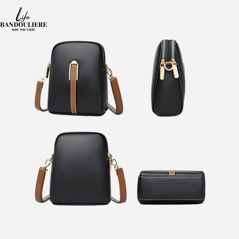Mini sac à bandoulière pour téléphone et cartes Jane