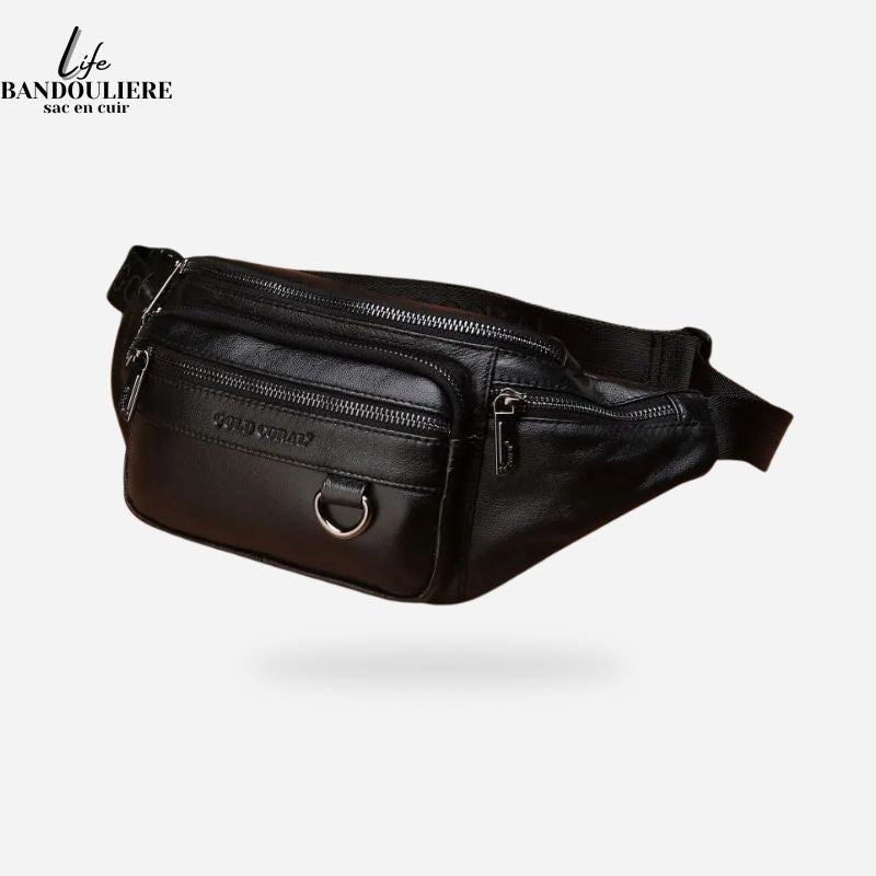 Sac banane homme cuir <br> Chris