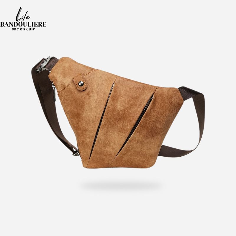 Sac en bandoulière en cuir pour homme Rémi