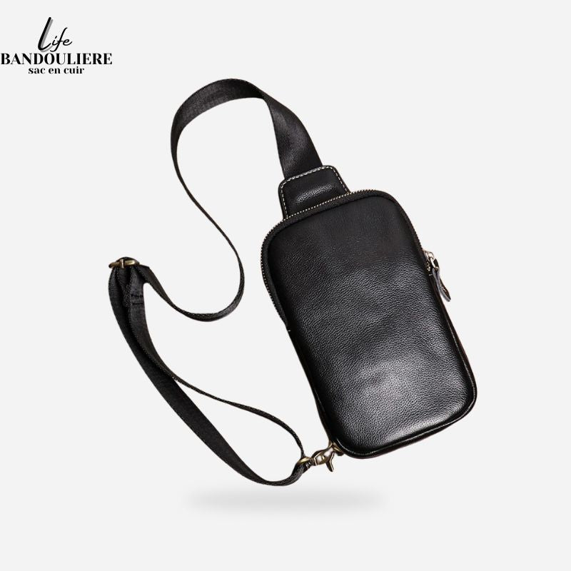 Sac en bandoulière en cuir pour homme<br> Dylan