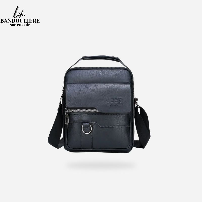 Sac en bandoulière en cuir pour homme<br> Terry