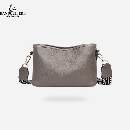 Sac en bandoulière en cuir femme <br>Jessie