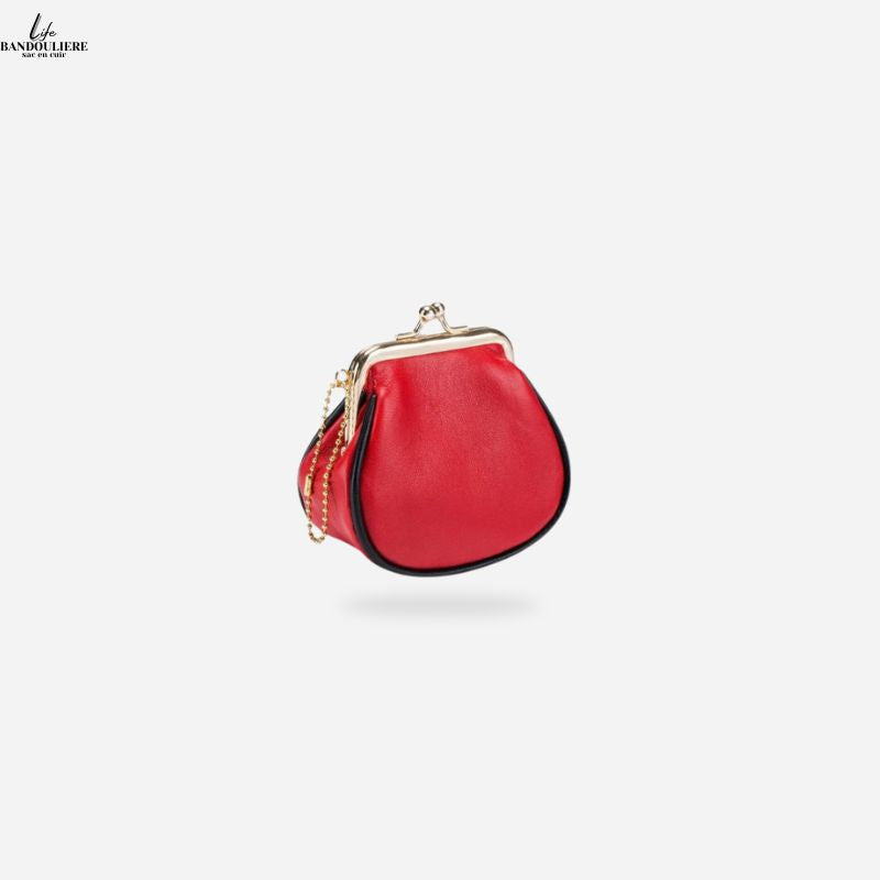 Porte monnaie en cuir pour femme Carine