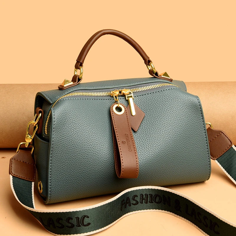 Sac bandoulière vert<br> Julie