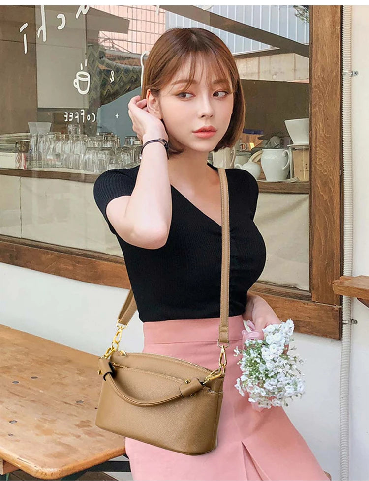 Sac noir cuir<br> Olivia