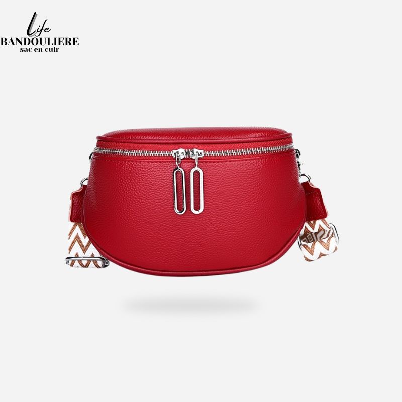 Sac banane femme rouge